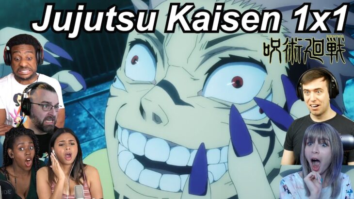 Jujutsu Kaisen 1×1 Reactions | Great Anime Reactors!!! | 【呪術廻戦】【海外の反応】