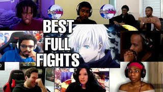 BEST FIGHTS Jujutsu Kaisen  REACTION MASHUP [呪術廻戦 反応]