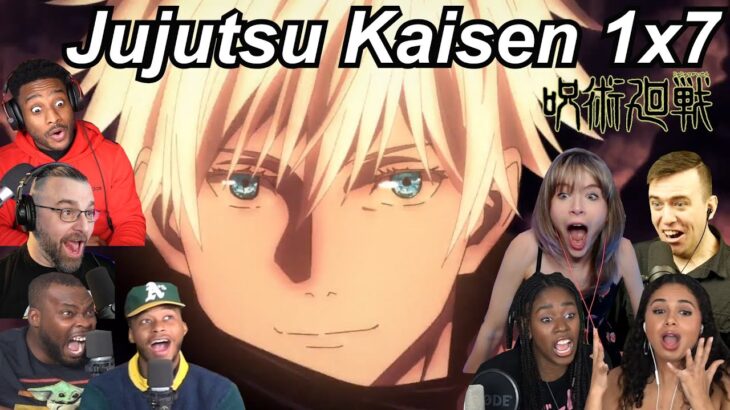 Jujutsu Kaisen 1×7 Reactions | Great Anime Reactors!!! | 【呪術廻戦】【海外の反応】