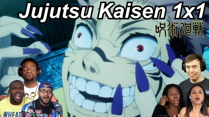 Jujutsu Kaisen 1×1 Reactions | Great Anime Reactors!!! | 【呪術廻戦】【海外の反応】
