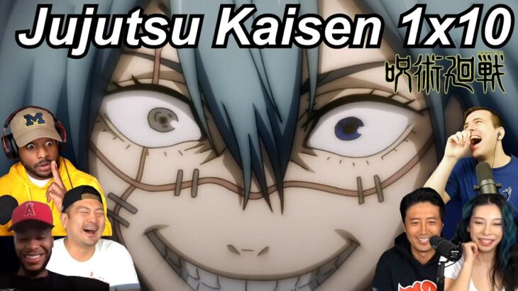 Jujutsu Kaisen 1×10 Reactions | Great Anime Reactors!!! | 【呪術廻戦】【海外の反応】