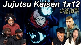 Jujutsu Kaisen 1×12 Reactions | Great Anime Reactors!!! | 【呪術廻戦】【海外の反応】