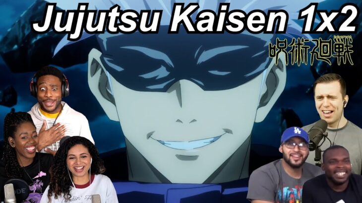 Jujutsu Kaisen 1×2 Reactions | Great Anime Reactors!!! | 【呪術廻戦】【海外の反応】