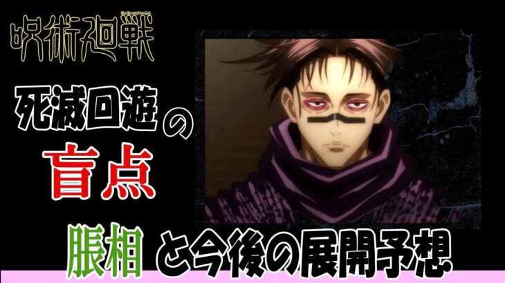 呪術廻戦考察　死滅回遊の【盲点】　脹相と今後の展開予想