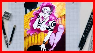 Sukuna Gender Swap | Jujutsu Kaisen | Drawing Anime Art