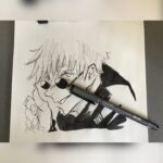 【呪術廻戦】五条悟描いてみた/Drawing/Jujutsu Kaisen/Satoru Gojyo illustration making