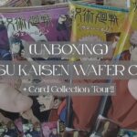 [JUJUTSU KAISEN/呪術廻戦 WAFER CARD] Unbox with me!! + Card Collection Tour 🥰