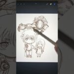 Jujutsu Kaisen Drawing | Yuta Okkotsu | 呪術廻戦 | Sketch to Liner #shorts