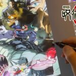 呪術廻戦0アニメポスター/イラストメイキング | Drawing Jujutsu Kaisen 0