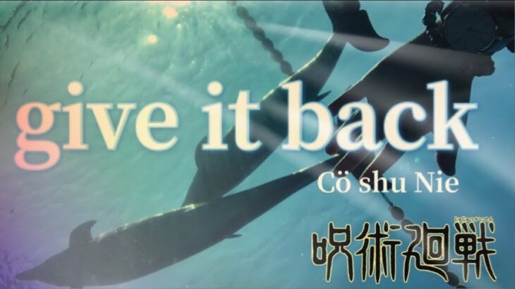 【歌ってみた】give it back/Cö shu Nie【呪術廻戦ed】歌詞あり✯イグアナの船長