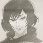 Drawing Anime (Shading) | Mai Zenin (Jujutsu Kaisen)　呪術廻戦　禪院真依　ぜんいんまい　描いてみた　仕上げ