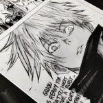 Drawing a Manga Page | Jujutsu kaisen | 呪術廻戦 | Gojo Satoru