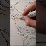 Drawing the Almighty Ryomen Sukuna | 呪術廻戦 #shorts #jujutsukaisen