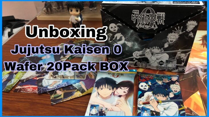 Unboxing Jujutsu Kaisen 0 Wafer 20Pack BOX | cards #92