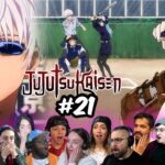 “Jujutsu Koshien” Reaction Mashup Jujutsu Kaisen Ep. 21 🇯🇵 呪術廻戦  海外の反応
