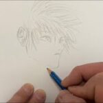 【呪術廻戦】♯285 五条悟復活一発描き【Jujutsu Kaisen drawing with a pencil】