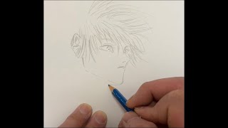 【呪術廻戦】♯285 五条悟復活一発描き【Jujutsu Kaisen drawing with a pencil】