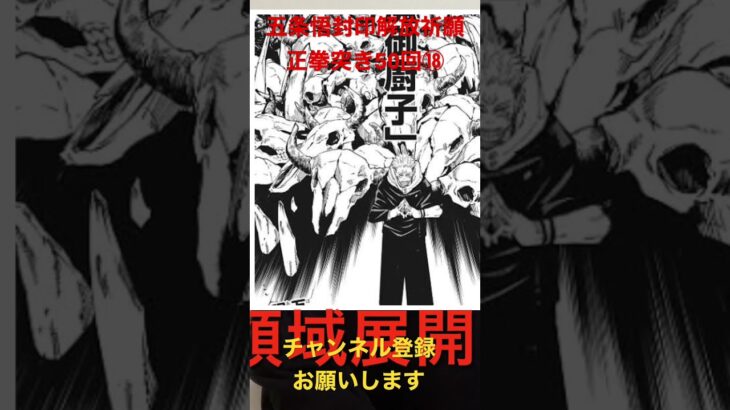 #呪術廻戦  五条悟封印解放祈願正拳突き50回⑱