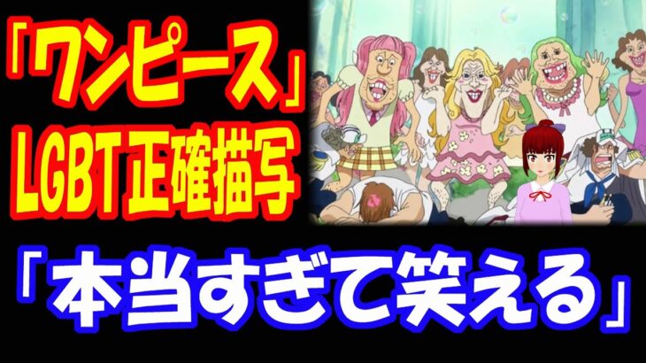 【海外の反応】 日本の アニメ ワンピースが LGBTの描写が 正確だと アメリカ人が 大絶賛！ 「ワンピースでは グッドガイだね」