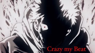【MAD】呪術廻戦×Crazy my Beat【歌詞付き】