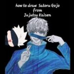 how to draw Satoru Gojo from Jujutsu Kaisen?!