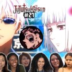 [Girls React] Jujutsu Kaisen Episode 21 Reaction Mashup | 呪術廻戦 海外の反応