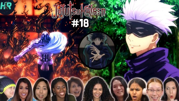 [Girls React] WTF!!😱🔥 Jujutsu Kaisen Episode 18 Reaction Mashup | 呪術廻戦 海外の反応