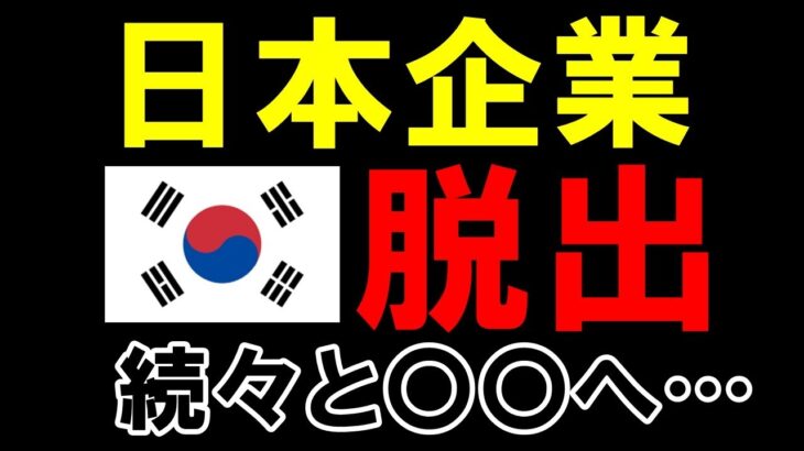 【海外の反応】ついに韓国から日本企業が消える⁉︎ノージャパンを願っていた韓国国民が一斉に後悔した理由とは？【世界のJAPAN】