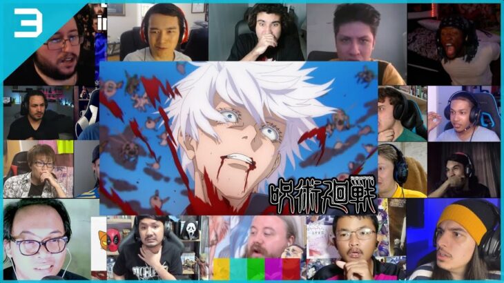 Jujutsu Kaisen Season 2 Episode 3 Mega Reaction Mashup | 呪術廻戦 2期 3話 海外の反応 リアクション [同時視聴]