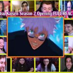 【海外の反応】Jujutsu Kaisen Season 2 FULL REACTION MASHUP 呪術廻戦 第2期 OP リアクション