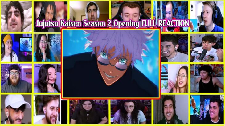 【海外の反応】Jujutsu Kaisen Season 2 FULL REACTION MASHUP 呪術廻戦 第2期 OP リアクション