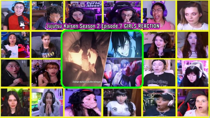 【海外の反応】Jujutsu Kaisen Season 2 Episode 7 GIRLS REACTION 呪術廻戦 第2期 第7話女の子リアクション