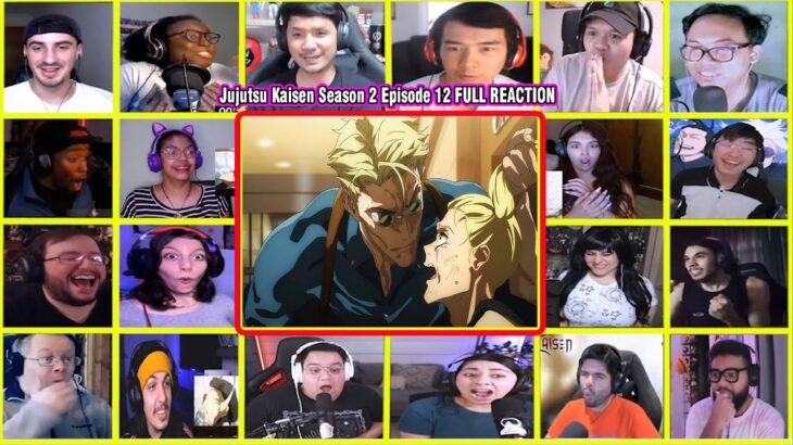 【海外の反応】Jujutsu Kaisen Season 2 Episode 12 FULL REACTION 呪術廻戦 第2期 第12話リアクシ
